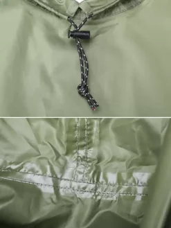 Imperméable à capuche randonné Accessoires Homme Polyester Bleu Foncé
