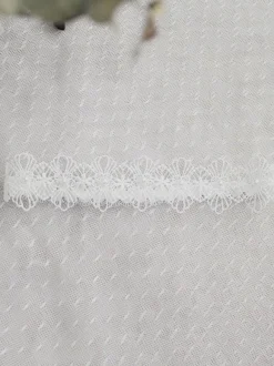 Jarretière de mariage pour la mariée en polyester blanc Dentelle jarretières