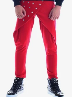 Jazz Dance Costume Hommes Pantalon Blanc Hip Hop Dancing Bottoms Déguisements Halloween