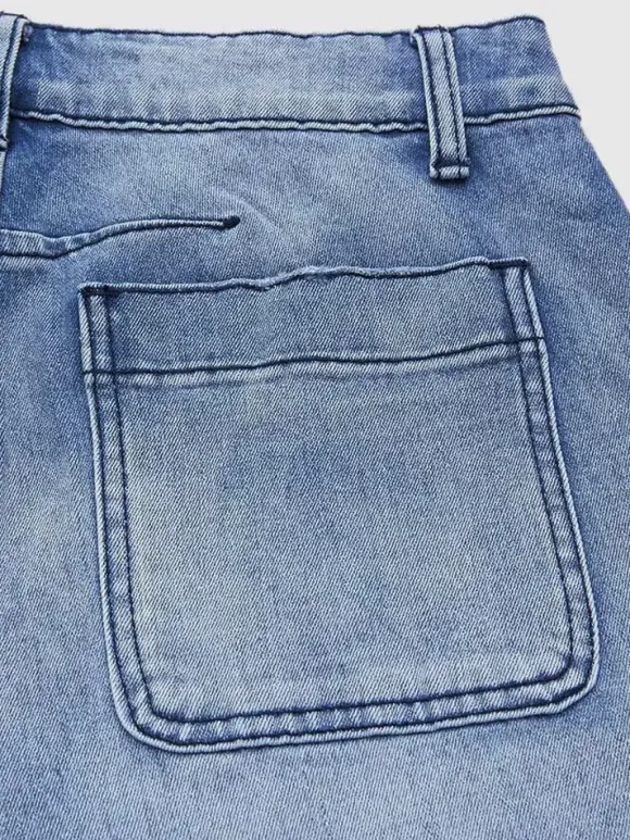 Jean clair taille haute court