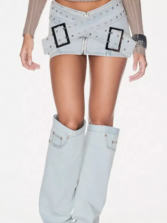 Jeans pour femmes bas skinny denim tendance et sexy