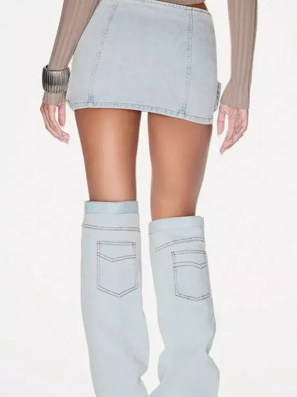 Jeans pour femmes bas skinny denim tendance et sexy