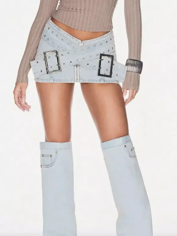 Jeans pour femmes bas skinny denim tendance et sexy