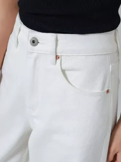 Jeans pour femmes bas amples denim décontracté