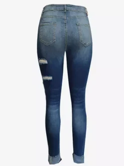 Jeans pour femmes bas de jeans style streetwear décontracté et charmant