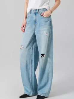 Jeans pour femmes bas sexy et décontractés taille haute
