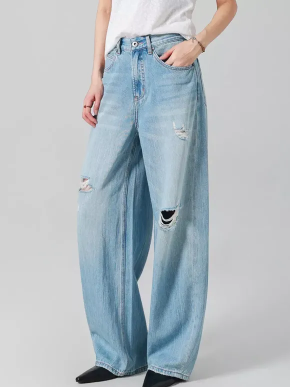 Jeans pour femmes bas sexy et décontractés taille haute