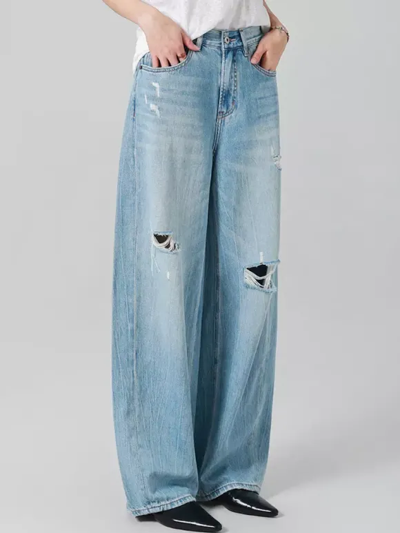 Jeans pour femmes bas sexy et décontractés taille haute