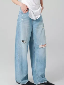 Jeans pour femmes bas sexy et décontractés taille haute