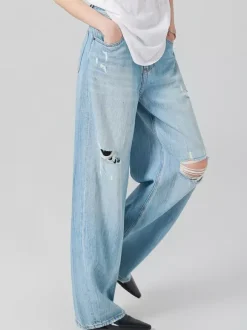 Jeans pour femmes bas sexy et décontractés taille haute