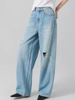 Jeans pour femmes bas sexy et décontractés taille haute