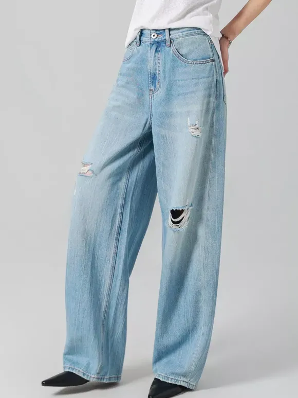 Jeans pour femmes bas sexy et décontractés taille haute
