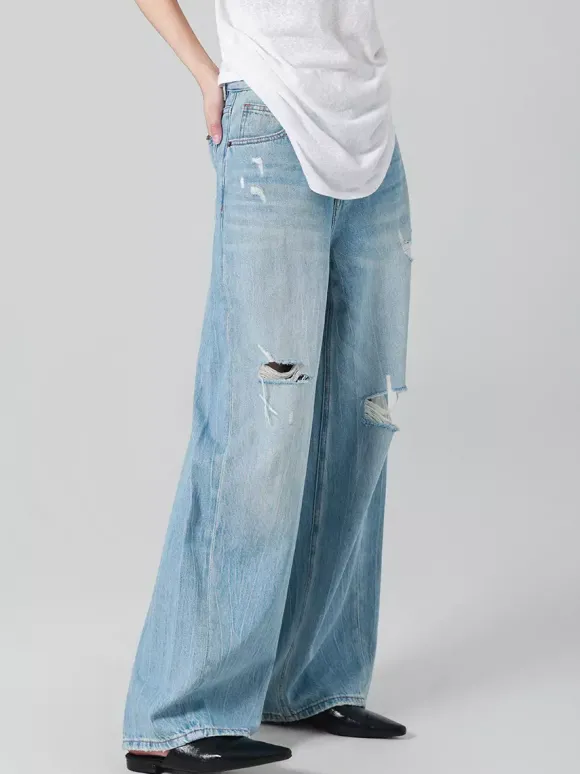 Jeans pour femmes bas sexy et décontractés taille haute