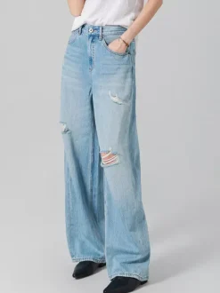 Jeans pour femmes bas sexy et décontractés taille haute