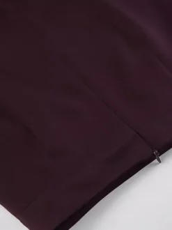 Jupe longue fendue au dos pour femme - Élégante jupe droite taille haute - Tenue de bureau luxueuse et discrète 2026