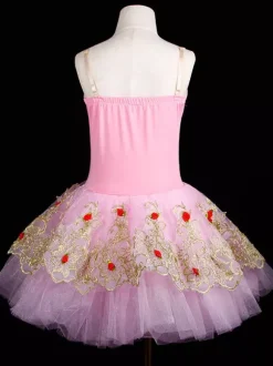 Jupe de ballet pour filles robe de danse longue costume de performance robe de ballerine