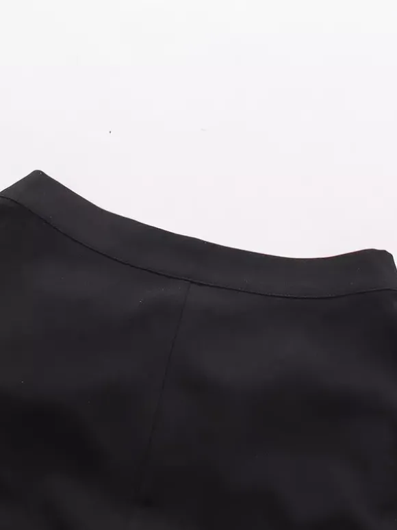Jupes kaki élégantes vêtements de printemps bas longs pour femmes