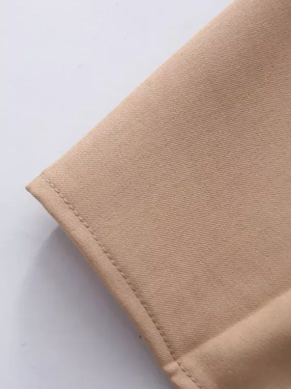 Jupes kaki élégantes vêtements de printemps bas longs pour femmes
