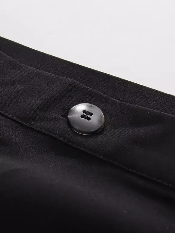 Jupes kaki élégantes vêtements de printemps bas longs pour femmes