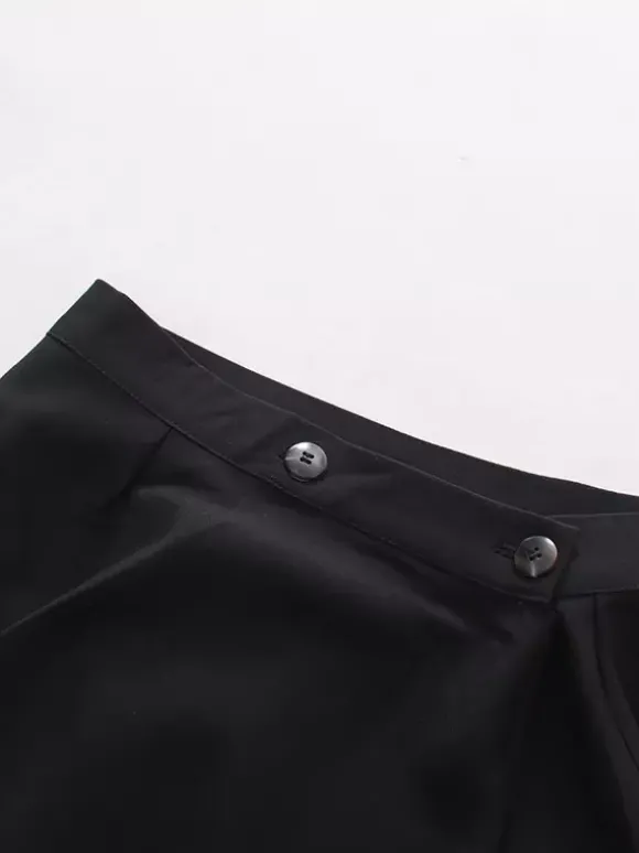 Jupes kaki élégantes vêtements de printemps bas longs pour femmes