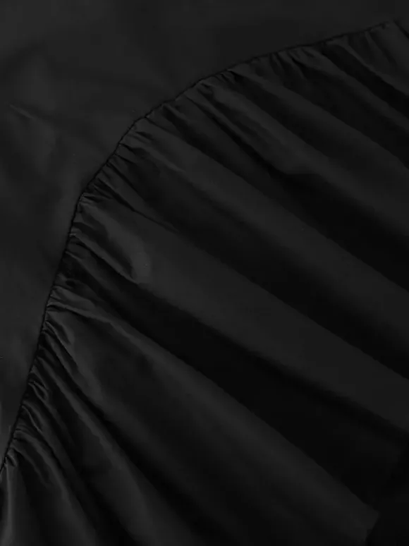 Jupes noires courtes asymétriques pour femmes