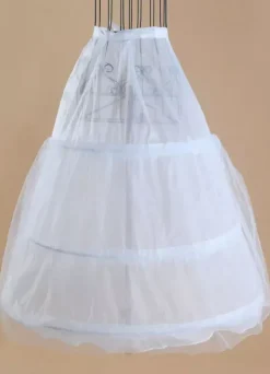 Jupon 2026 Tulle mariage jupon Ivoire A Line couche 3 cerceau jupon nuptiale