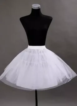 jupon du dîner de répétition noir 2 couches en taffetas