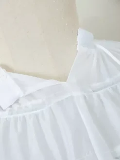 Jupons Lolita 3 cerceaux Crinoline Jupe courte Lolita blanche