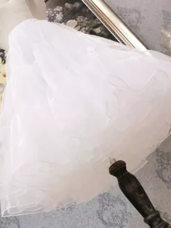 Jupons Lolita en tulle jupe Lolita blanche à plusieurs niveaux