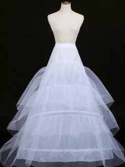 Jupons Lolita Classiques Gothique Sous-Jupe Couches Blanche Femme