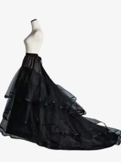 Jupons Lolita Classiques Gothique Sous-Jupe Couches Blanche Femme