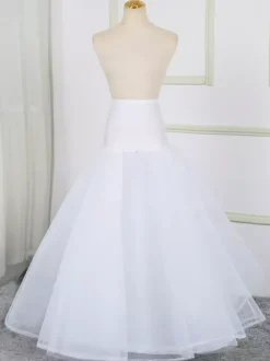 Jupons Lolita Style Rococo Blanche En Polyester Accessoire