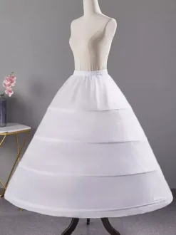 Jupons Lolita Style Rococo Jupe Blanche Couches En Polyester