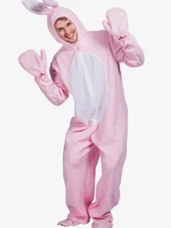 Kigurumi Carnaval Pyjamas Lapin Adulte Rose Costume Carnaval Déguisements Halloween