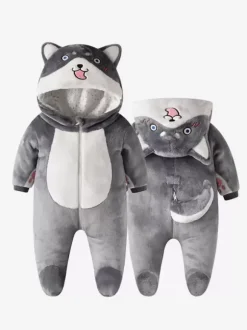 Kigurumi Onesie pyjama enfant dessin animé nourriture combinaison en fibres de Polyester