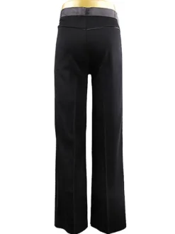 Latin Dance Costume acétate noir danse pantalons pour hommes Déguisements Halloween