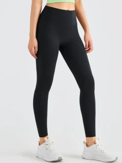 Legging De Yoga Pour Femme Pantalon De Sport En Nylon Taille Haute Cyclisme