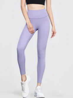 Legging De Yoga Pour Femme Pantalon De Sport En Nylon Taille Haute Cyclisme