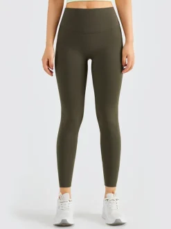 Legging De Yoga Pour Femme Pantalon De Sport En Nylon Taille Haute Cyclisme