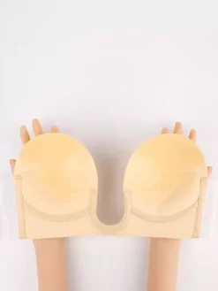 Linge de Mariée Cache-tétons invisibles sans bretelles push-up adhésifs dos nu pour femme
