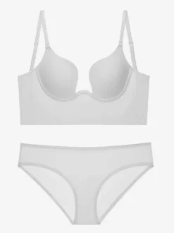 Linge de Mariée Ensemble 2 Pièces Soutien-gorge Culotte De Lingerie De Mariée Sous-vêtements Pour Femmes