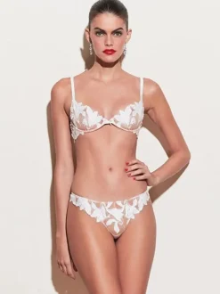 Linge de Mariée Lingerie De Mariée Ensemble Soutien-gorge Culotte En Dentelle Sous-vêtements Femme