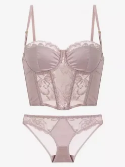 Linge de Mariée Lingerie Ensembles De Sous-vêtements De Mariée Soutien-gorge 2 Pièces Pour Femmes