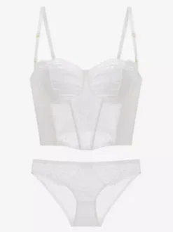 Linge de Mariée Lingerie Ensembles De Sous-vêtements De Mariée Soutien-gorge 2 Pièces Pour Femmes