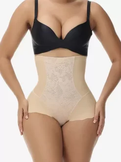 Linge de Mariée Lingerie Shapewear Nude Body Shaper Contrôle du Ventre Rehausseur de Fesses