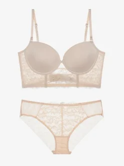 Linge de Mariée Soutiens-Gorge Femme Nu Nylon Lingerie
