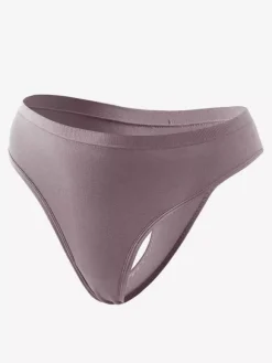 Linge de Mariée String taille basse en coton pour femmes grandes tailles confortable et respirant dos nageur idéal pour le sport et le quotidien couleur chair. Culotte lingerie.