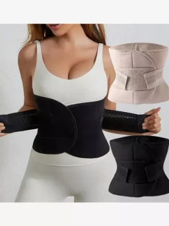 Linge de Mariée Ceinture amincissante unisexe pour le fitness et la course à pied avec soutien lombaire et ceinture de maintien pour la taille. Idéale pour le sport et la course à pied.