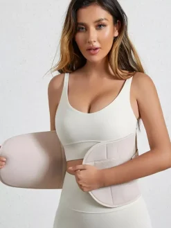 Linge de Mariée Ceinture amincissante unisexe pour le fitness et la course à pied avec soutien lombaire et ceinture de maintien pour la taille. Idéale pour le sport et la course à pied.