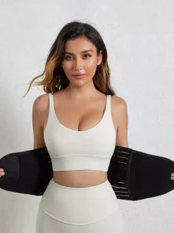 Linge de Mariée Ceinture amincissante unisexe pour le fitness et la course à pied avec soutien lombaire et ceinture de maintien pour la taille. Idéale pour le sport et la course à pied.